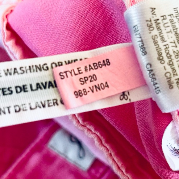 J Crew Vintage Straight Barbie Bubble Gum Pink Mid Rise Chino Pants, size 30 - Picture 11 of 13